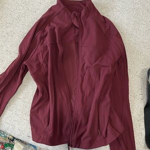 Lululemon Define Jacket maroon size 8